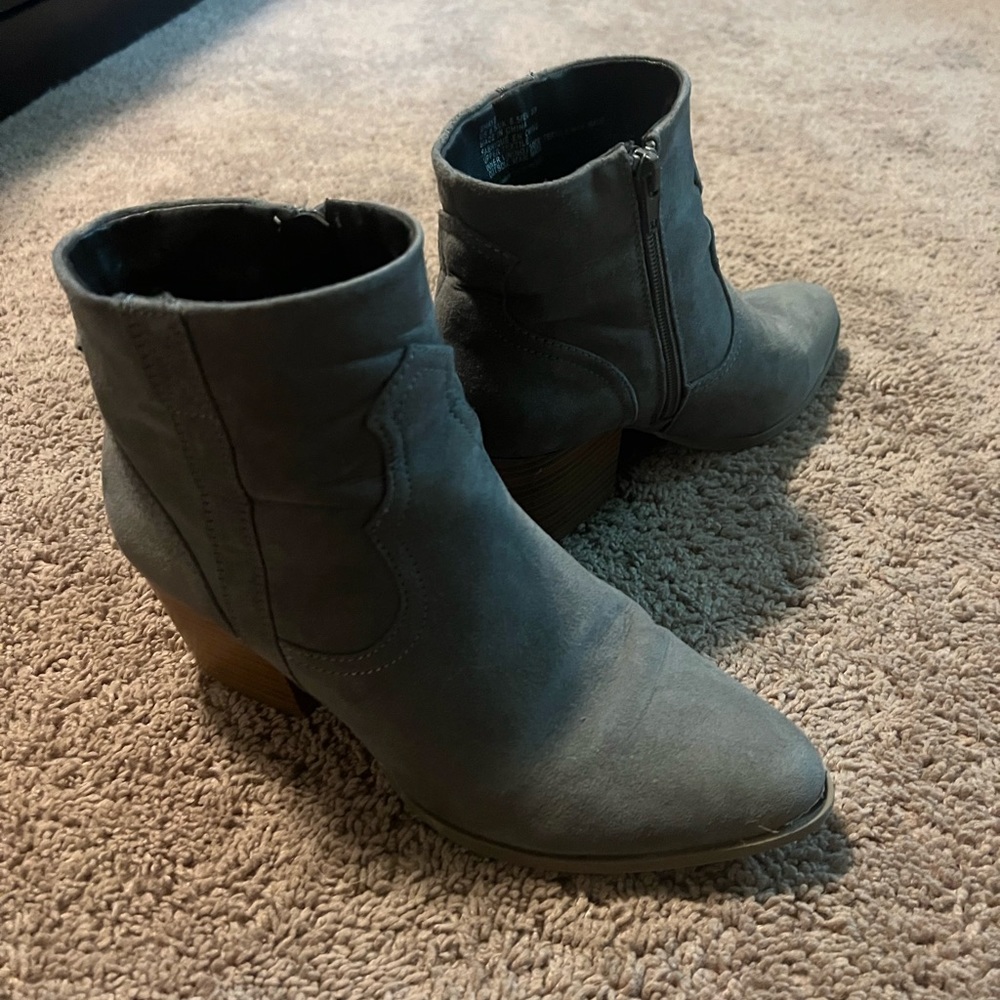 Gray Ankle Boot - image 2